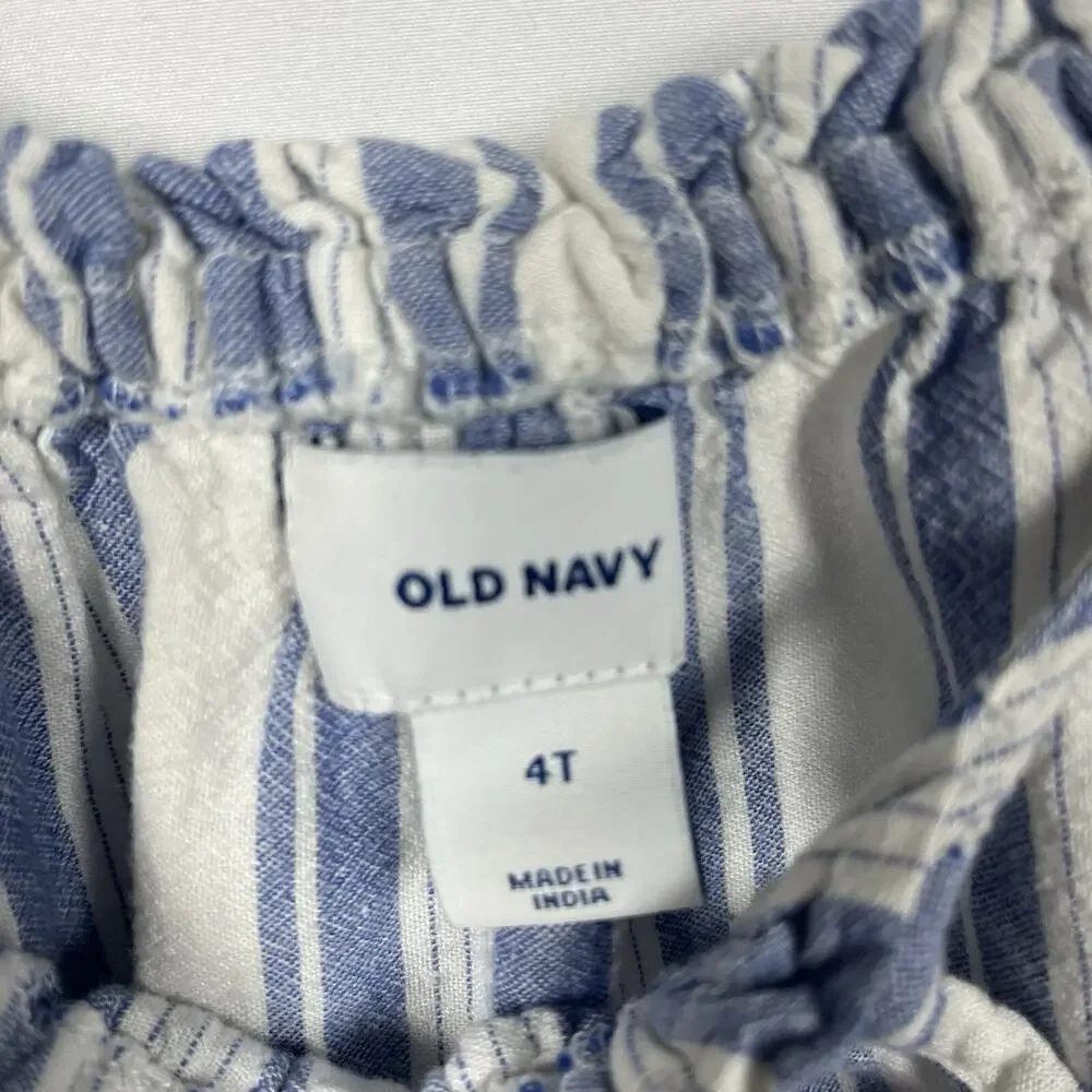 Old navy 4T bundle of 2 dresses floral striped casual summer spring